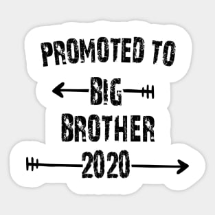 PROMOTED TO BIG BROTHER EST 2020 Sticker